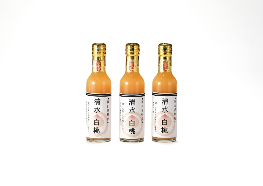 翠果撰 岡山清水白桃ドリンク 200ml×3本 化粧箱入り